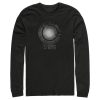 Men’s Zack Snyder Justice League Cyborg Silver Logo Long Sleeve Shirt