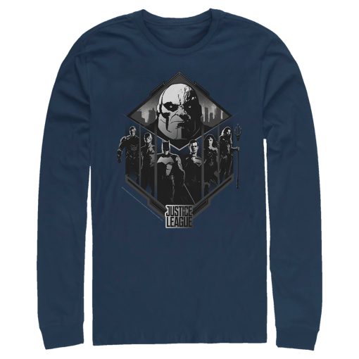 Men’s Zack Snyder Justice League Darkseid Group Shot Long Sleeve Shirt