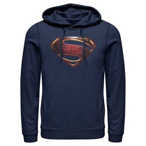 Men’s Zack Snyder Justice League Superman Logo Pull Over Hoodie