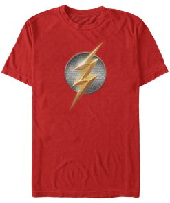 Men’s Zack Snyder Justice League The Flash Logo T-Shirt