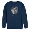 Men’s Zack Snyder Justice League The Flash Silver Logo Sweatshirt
