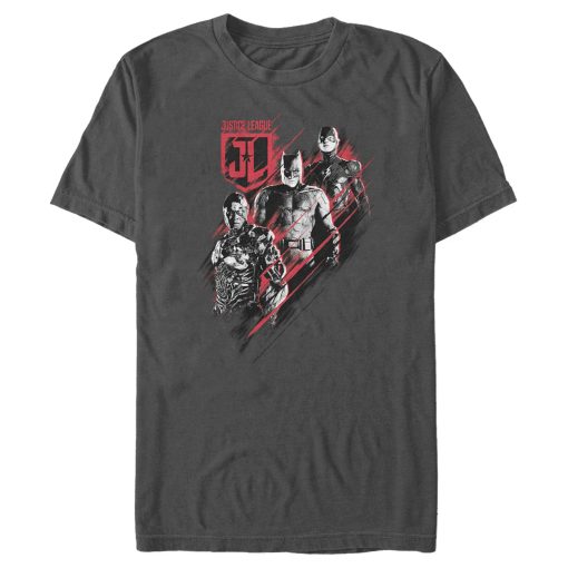 Men’s Zack Snyder Justice League Triple Threat Team T-Shirt