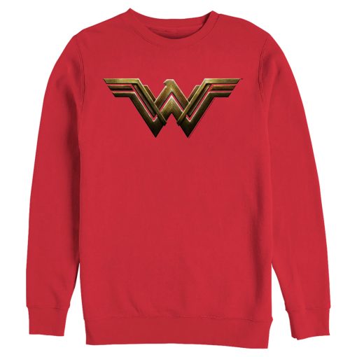 Men’s Zack Snyder Justice League Wonder Woman Logo Sweatshirt