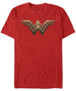 Men’s Zack Snyder Justice League Wonder Woman Logo T-Shirt