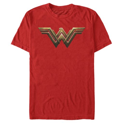 Men’s Zack Snyder Justice League Wonder Woman Logo T-Shirt