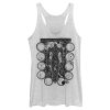 Women’s Marvel Eternals Kro Wood Stamp Circles Racerback Tank Top