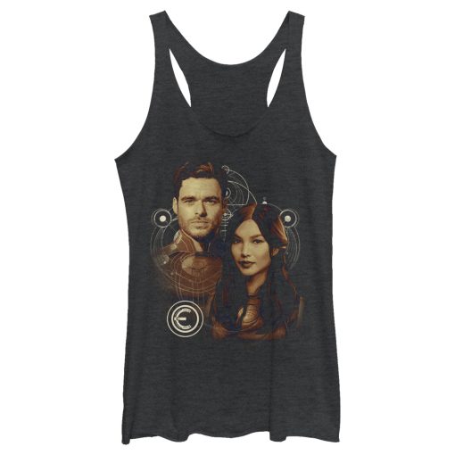 Women’s Marvel Eternals Sersi and Ikaris Racerback Tank Top