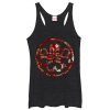 Women’s Marvel Hail Hydra Floral Print Logo Racerback Tank Top