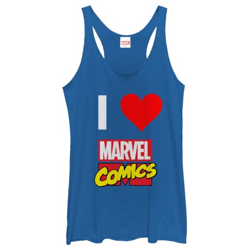 Women’s Marvel I Love Comics Racerback Tank Top