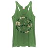 Women’s Marvel Iron Fist Floral Print Racerback Tank Top
