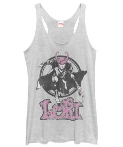 Women’s Marvel Loki Mischief Racerback Tank Top