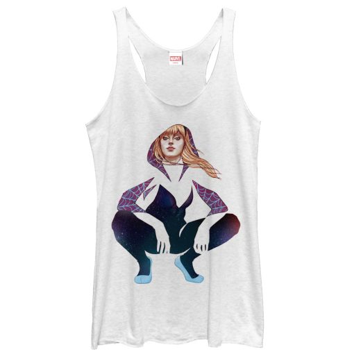 Women’s Marvel Spider Gwen Cutout Racerback Tank Top