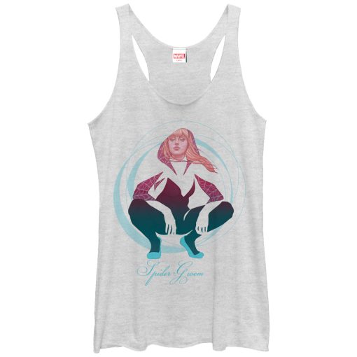 Women’s Marvel Spider-Gwen Swirl Cutout Racerback Tank Top