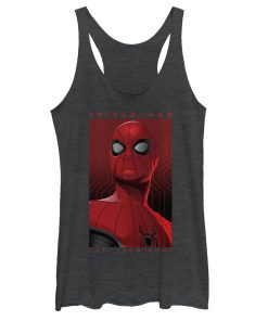 Women’s Marvel Spider-Man Far From Home Hero Poster Racerback Tank Top