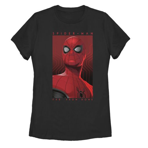 Women’s Marvel Spider-Man Far From Home Hero Poster T-Shirt