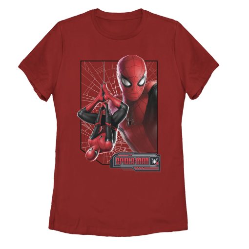 Women’s Marvel Spider-Man Far From Home Web Frame T-Shirt