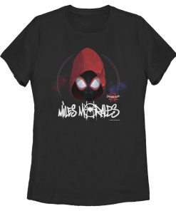 Women’s Marvel Spider-Man Into the Spider-Verse Hooded Miles T-Shirt