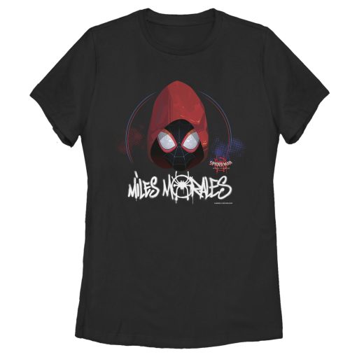 Women’s Marvel Spider-Man Into the Spider-Verse Hooded Miles T-Shirt