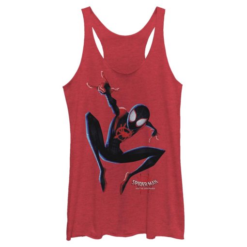 Women’s Marvel Spider-Man Into the Spider-Verse Spider-Ham Flight Racerback Tank Top