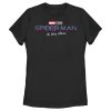 Women’s Marvel Spider-Man No Way Home Logo Black T-Shirt