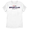 Women’s Marvel Spider-Man No Way Home Logo White T-Shirt