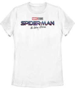 Women’s Marvel Spider-Man No Way Home Logo White T-Shirt