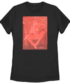 Women’s Marvel Spider-Man No Way Home Red Poster T-Shirt