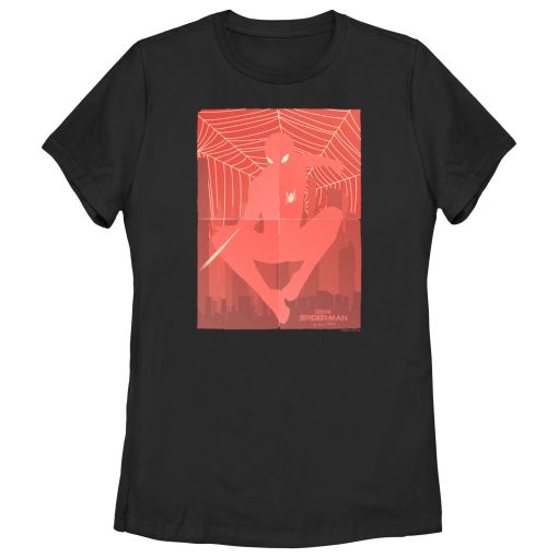 Women’s Marvel Spider-Man No Way Home Red Poster T-Shirt