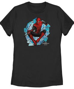 Women’s Marvel Spider-Man No Way Home Spinning Webs T-Shirt