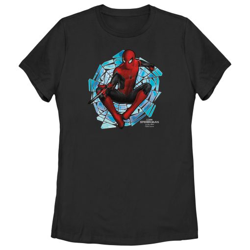 Women’s Marvel Spider-Man No Way Home Spinning Webs T-Shirt