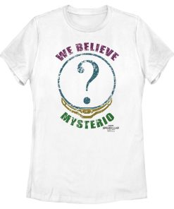 Women’s Marvel Spider-Man No Way Home We Believe Mysterio Distressed T-Shirt