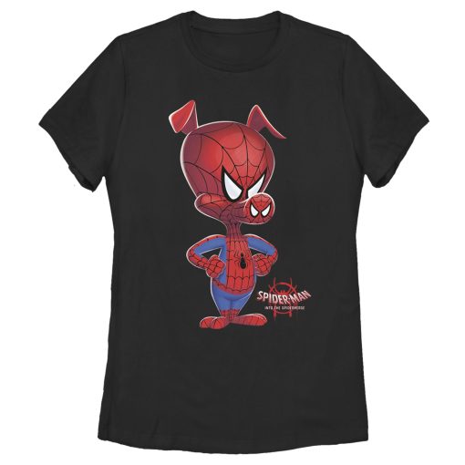 Women’s Marvel Spider-Man Spiderverse Spider-Ham Portrait T-Shirt