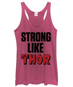 Women’s Marvel Strong Like Thor Racerback Tank Top