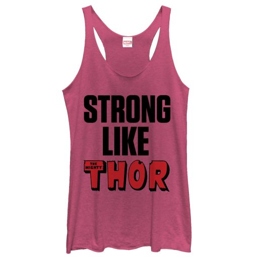 Women’s Marvel Strong Like Thor Racerback Tank Top