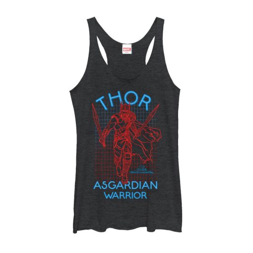 Women’s Marvel Thor Ragnarok 3D Dimension Racerback Tank Top