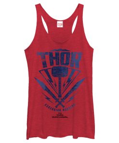 Women’s Marvel Thor Ragnarok Asgardian Warrior Hammer Racerback Tank Top