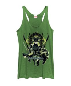 Women’s Marvel Thor Ragnarok Hela Flames Racerback Tank Top