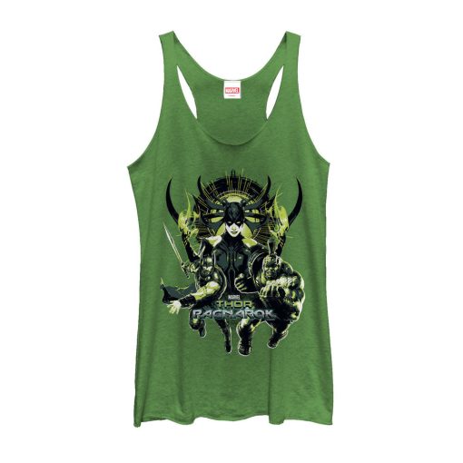 Women’s Marvel Thor Ragnarok Hela Flames Racerback Tank Top