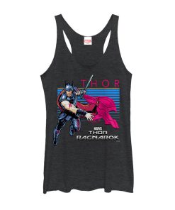 Women’s Marvel Thor Ragnarok Helmet Racerback Tank Top