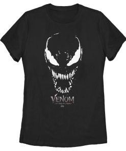 Women’s Marvel Venom Let There be Carnage Big face Logo T-Shirt