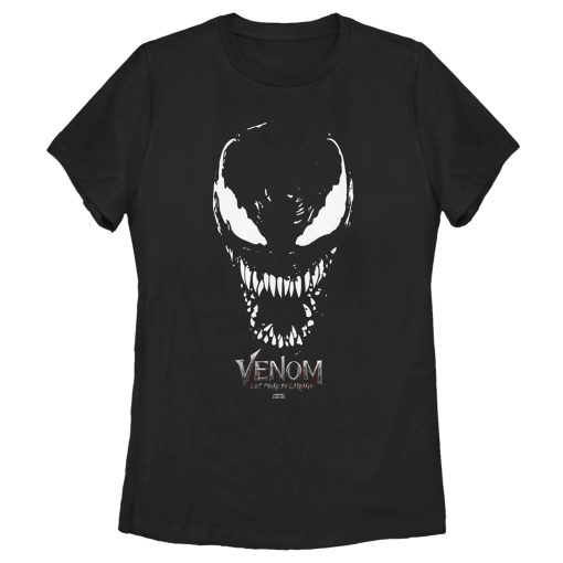 Women’s Marvel Venom Let There be Carnage Big face Logo T-Shirt