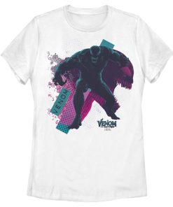 Women’s Marvel Venom Let There be Carnage Blue and Purple Retro T-Shirt