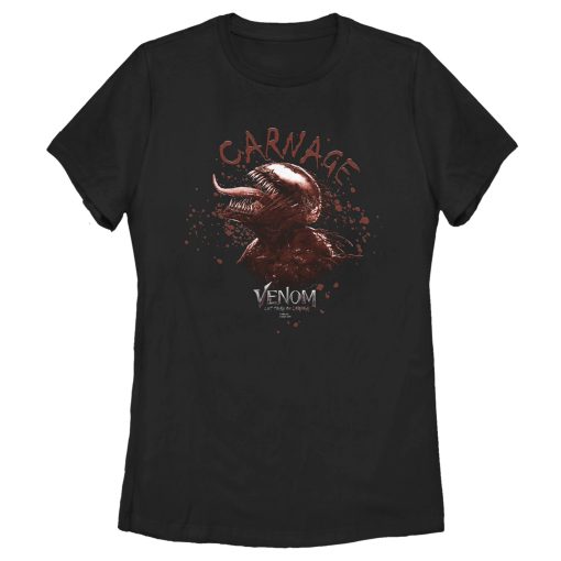 Women’s Marvel Venom Let There be Carnage Chilling Carnage Splatter T-Shirt