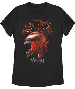 Women’s Marvel Venom Let There be Carnage Red T-Shirt