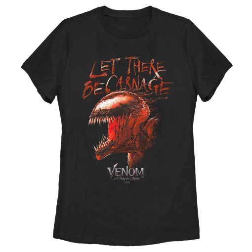 Women’s Marvel Venom Let There be Carnage Red T-Shirt