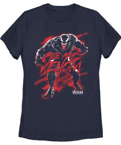 Women’s Marvel Venom Let There be Carnage We are Venom Red T-Shirt
