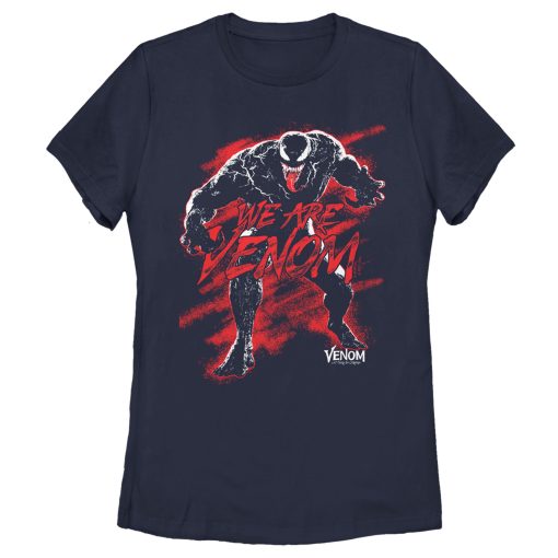 Women’s Marvel Venom Let There be Carnage We are Venom Red T-Shirt