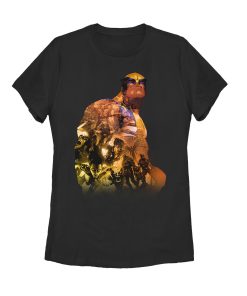 Women’s Marvel X-Men Wolverine Pattern T-Shirt