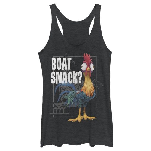 Women’s Moana Hei Hei Boat Snack Racerback Tank Top