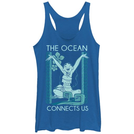 Women’s Moana Ocean Connects Us Racerback Tank Top